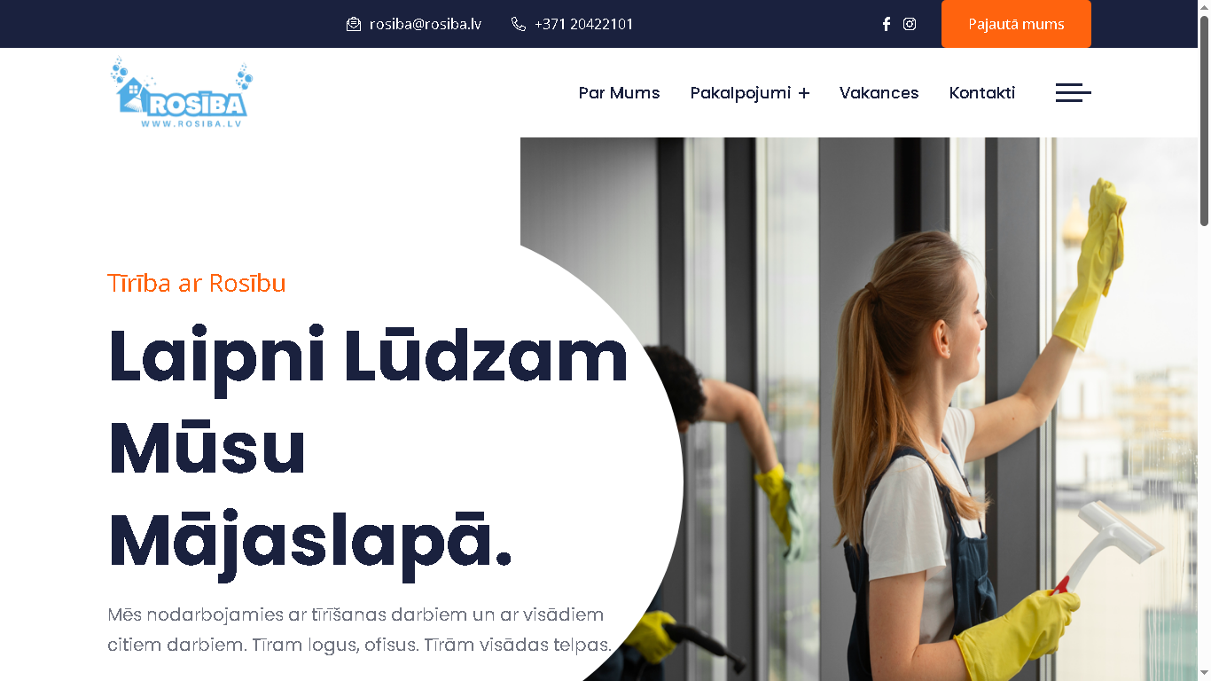 rosiba.lv-Uzkopšanas paklpojumi